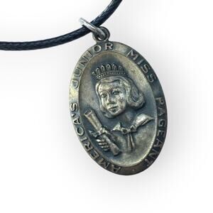Balfour "America's Junior Miss Pageant" pendant necklace